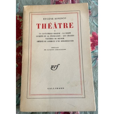 Theatre 1 De Eugene Ionesco 