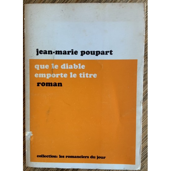 Que le diable emporte le titre De Jean-Marie Poupart