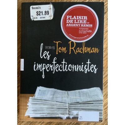 Les Imperfectionnistes De Tom Rachman