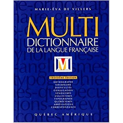 Multidictionnaire de la langue française De Marie-Eva De Villers